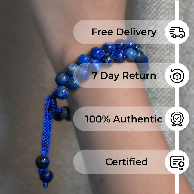 Lapis Lazuli Double Dori Bracelet