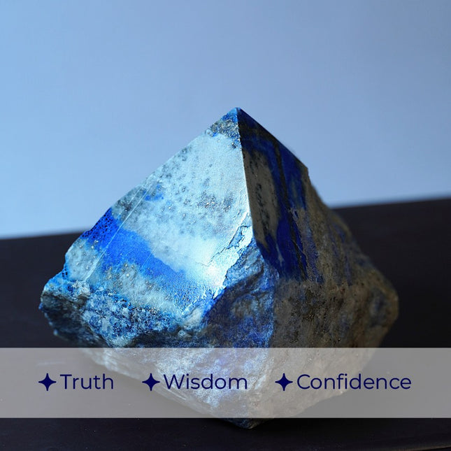 Lapis Lazuli Raw Crystal Points – Truth, Wisdom & Inner Vision