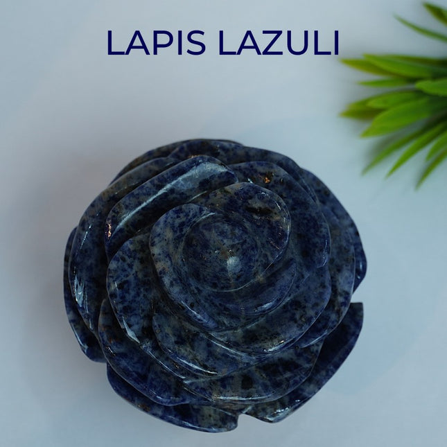 Lapis Lazuli Stone Flower