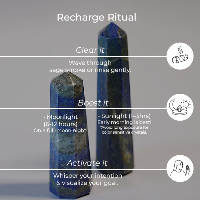 Lapis Lazuli Wand – Unlock Your Inner Wisdom and Spiritual Insight