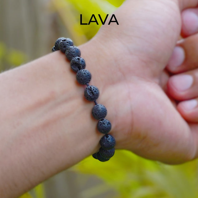 Lava Beads Bracelet