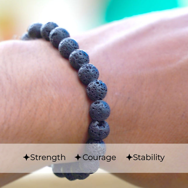 Lava Beads Bracelet