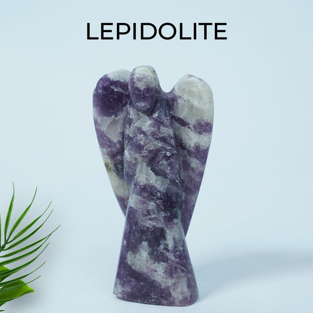 Lepidolite 2 inch Angel – Emotional Balance, Tranquility & Gentle Transformation