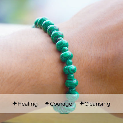 Malachite Wati Bracelet – Embrace Transformation, Protection & Emotional Clarity
