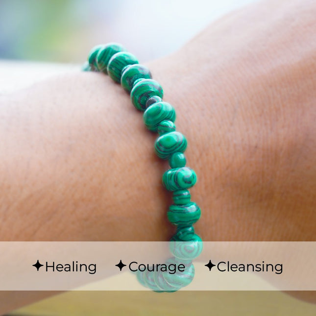 Malachite Wati Bracelet – Embrace Transformation, Protection & Emotional Clarity