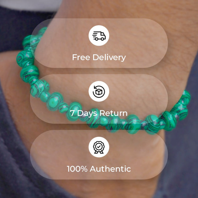 Malachite Wati Bracelet – Embrace Transformation, Protection & Emotional Clarity