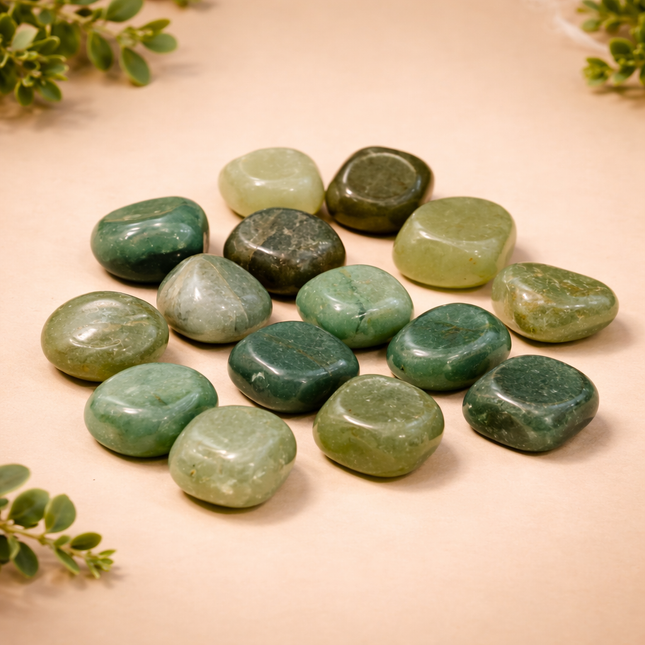 Natural Green Aventurine Tumble Stones