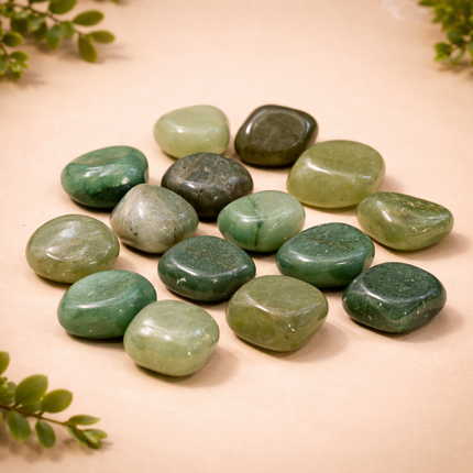 Natural Green Aventurine Tumble Stones