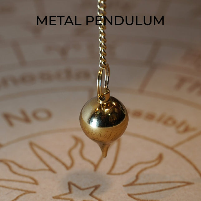Metal Pendulums – Precision Tools for Divination, Energy Work & Spiritual Clarity