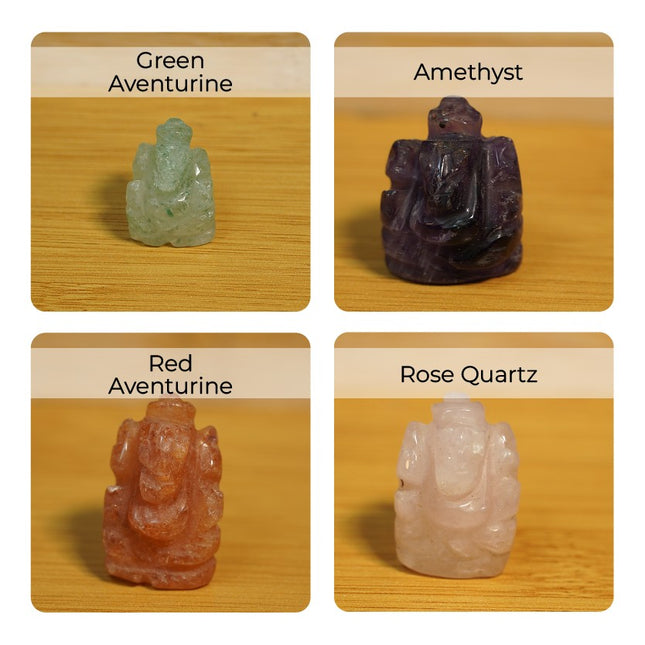 🙏Mini Crystal Ganesh Ji Idols