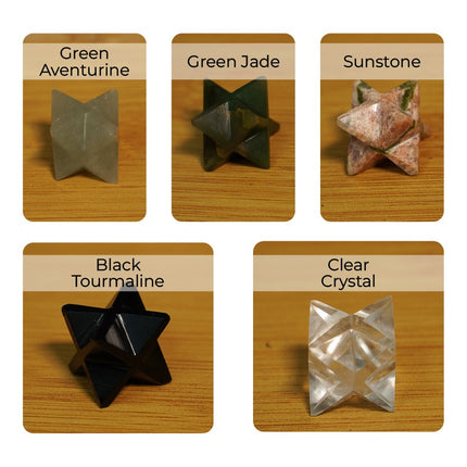 ✨ Mini Merkaba Star Crystal Set