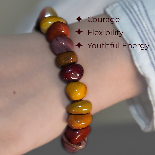 Mookaite Tumble Bracelet — Embrace Grounded Strength & Inspired Changele