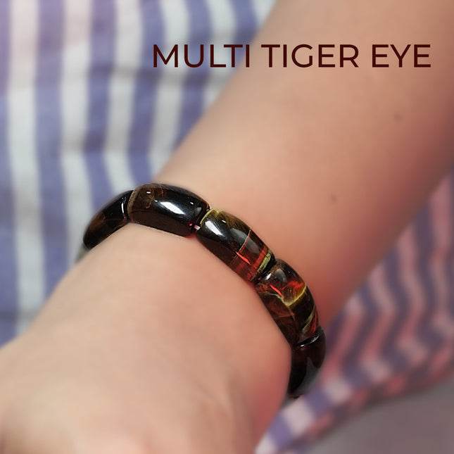 Multi Tiger Eye Designer Beads – The Stone of Courage, Balance & Power