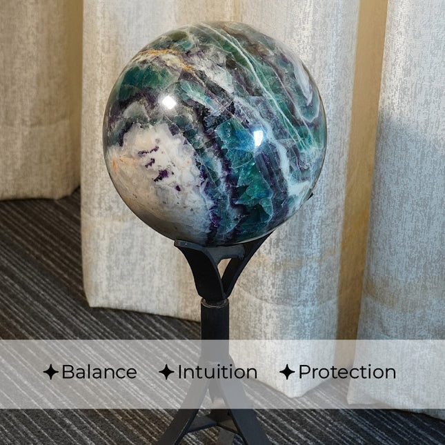 Multi Fluorite 20 Kg Ball – Clarity, Protection & Emotional Healing