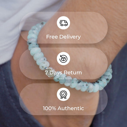 Natural Jasper Wati Bracelet  – Stability, Strength & Earth Connection