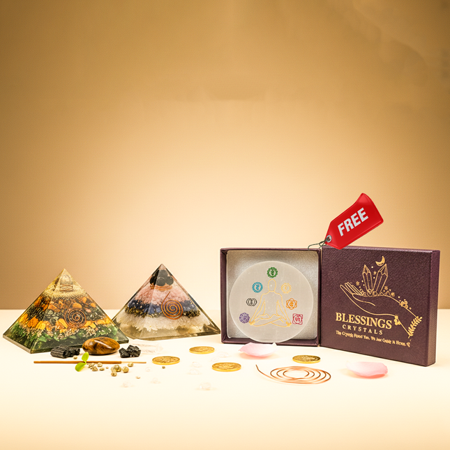 Money Magnet Pyramid With Self Charging Pyramid Combo