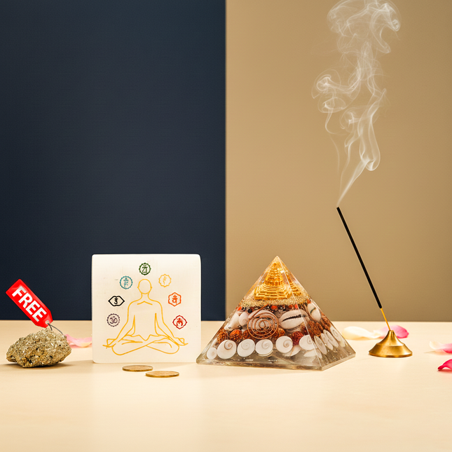 Dhan Laxmi Pyramid With Charging Plate Combo