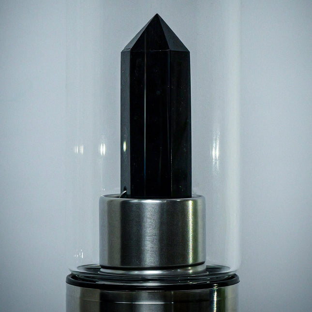 Black Tourmaline Crystal Bottle