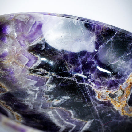 AMETHYST CRYSTAL 11 INCH BOWL