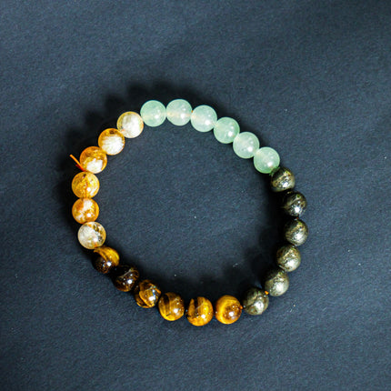 Money Magnet Round Beads Bracelets