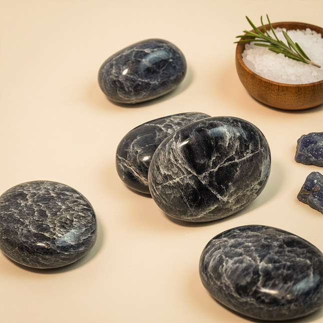 Blue Aventurine Palm Stone