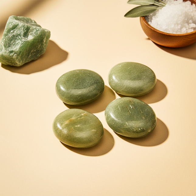 Green Aventurine Palm Stone
