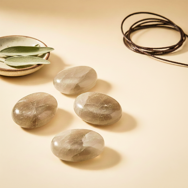 Smoky Quartz Palm Stone