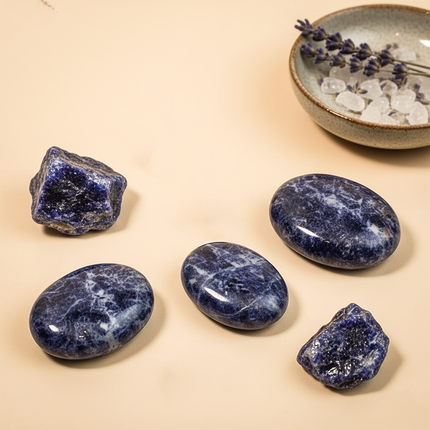 Sodalite Palm Stone