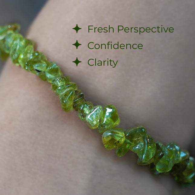 Peridot Chips Bracelet – Radiate Renewal, Joy & Abundance