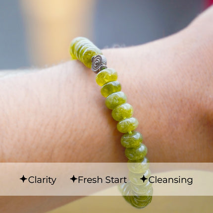 Peridot Hydro Wati Bracelet — The Stone of Renewal & Positive Energy