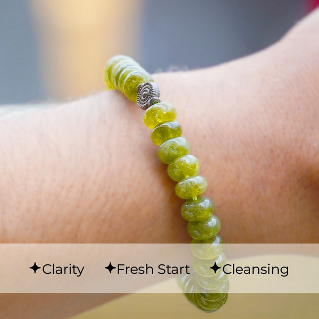 Peridot Hydro Wati Bracelet — The Stone of Renewal & Positive Energy