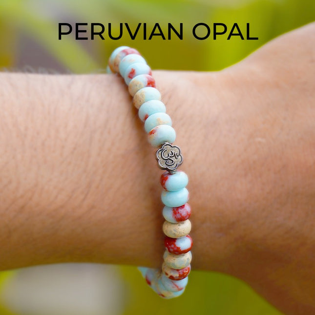 Peruvian Opal Wati Bracelet — Embrace Calm, Clarity & Spiritual Healing