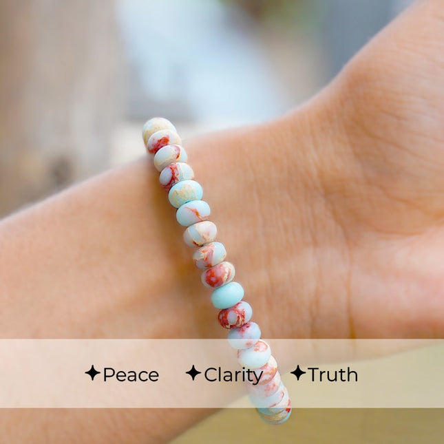 Peruvian Opal Wati Bracelet — Embrace Calm, Clarity & Spiritual Healing