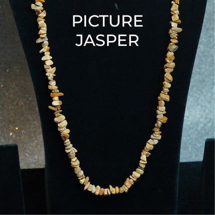 Picture Jasper Chips Mala