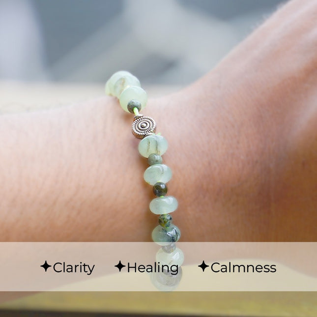 Prehnite Wati Bracelet — Trust Your Inner Wisdom, Embrace Calm
