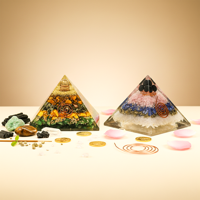 Money Magnet Pyramid With Self Charging Pyramid Combo