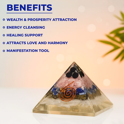 Money Magnet Pyramid With Self Charging Pyramid Combo