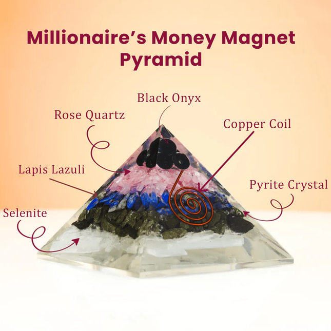 Millionaire's Money Magnet Charging Pyramid