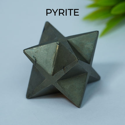 Pyrite Merkaba Big Star