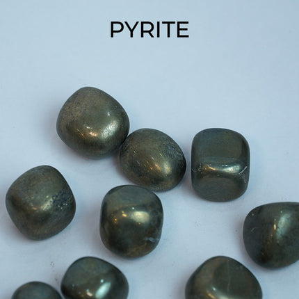 Pyrite Tumble Natural  Stones – Manifest Wealth, Confidence & Protection