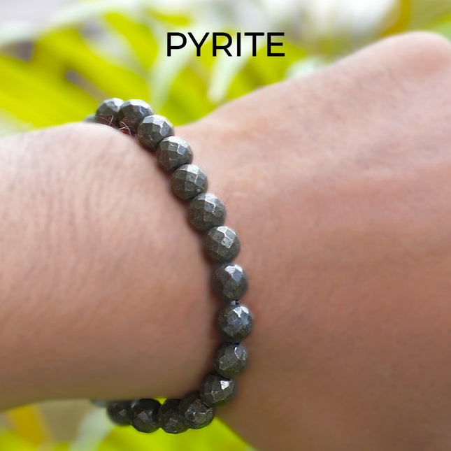 ✨ Diamond Cut – Pyrite Power Bracelet