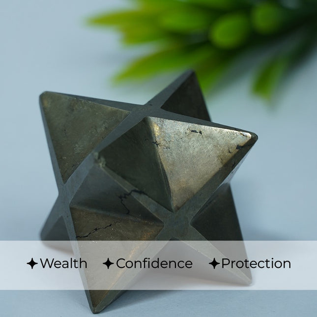 Pyrite Merkaba Big Star