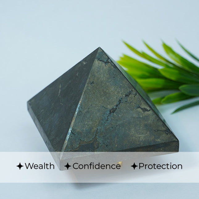 Pyrite Pyramid – Stone of Protection & Prosperity