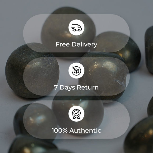 Pyrite Tumble Natural  Stones – Manifest Wealth, Confidence & Protection