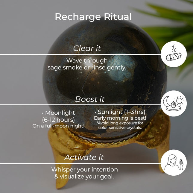 Pyrite Ball – Abundance, Protection & Manifestation