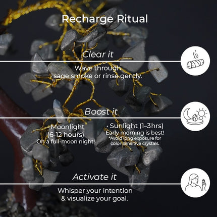 Pyrite Chips Tree – Energize Your Space with Wealth, Power & Protection