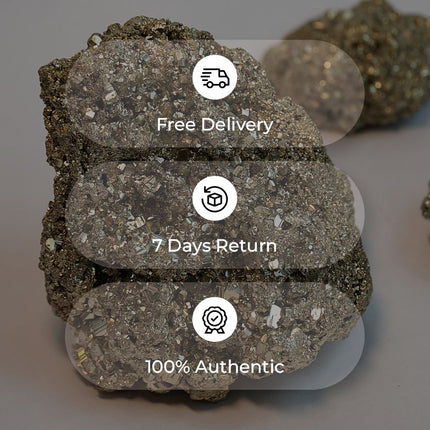 Natural Pyrite Cluster