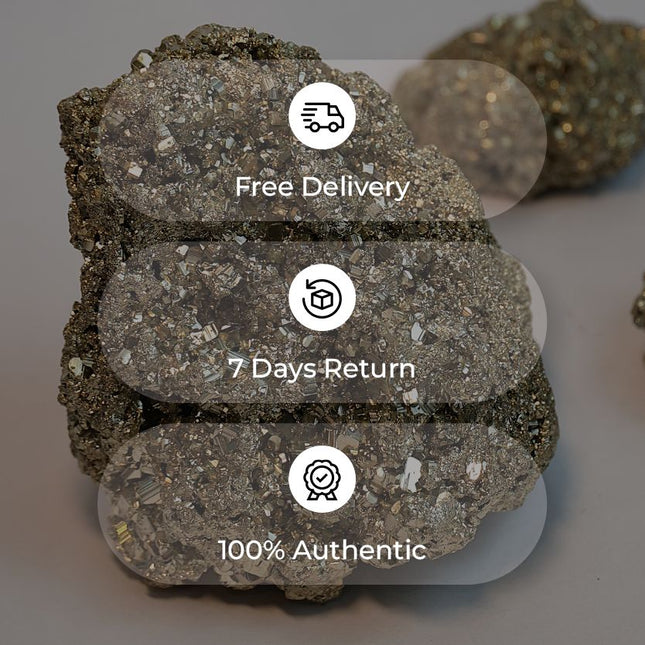 🪙 Natural Pyrite Cluster