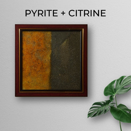 Pyrite & Citrine Frames