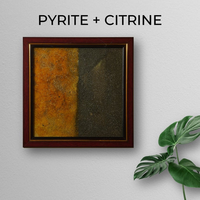 Pyrite & Citrine Frames